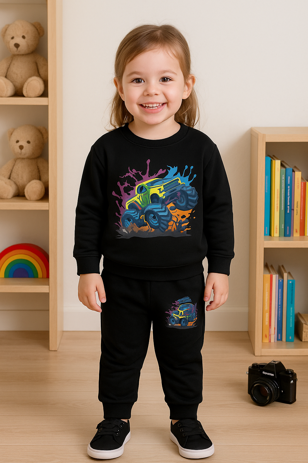 Little Racer Car Pajamas for Girls RGGS7