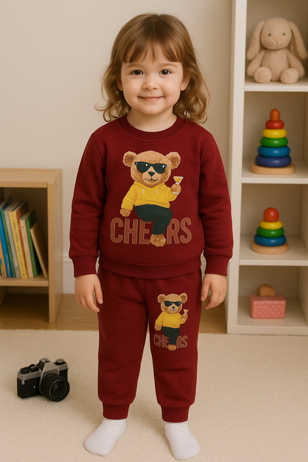 Teddy Mode pajama set for girls RGGS10