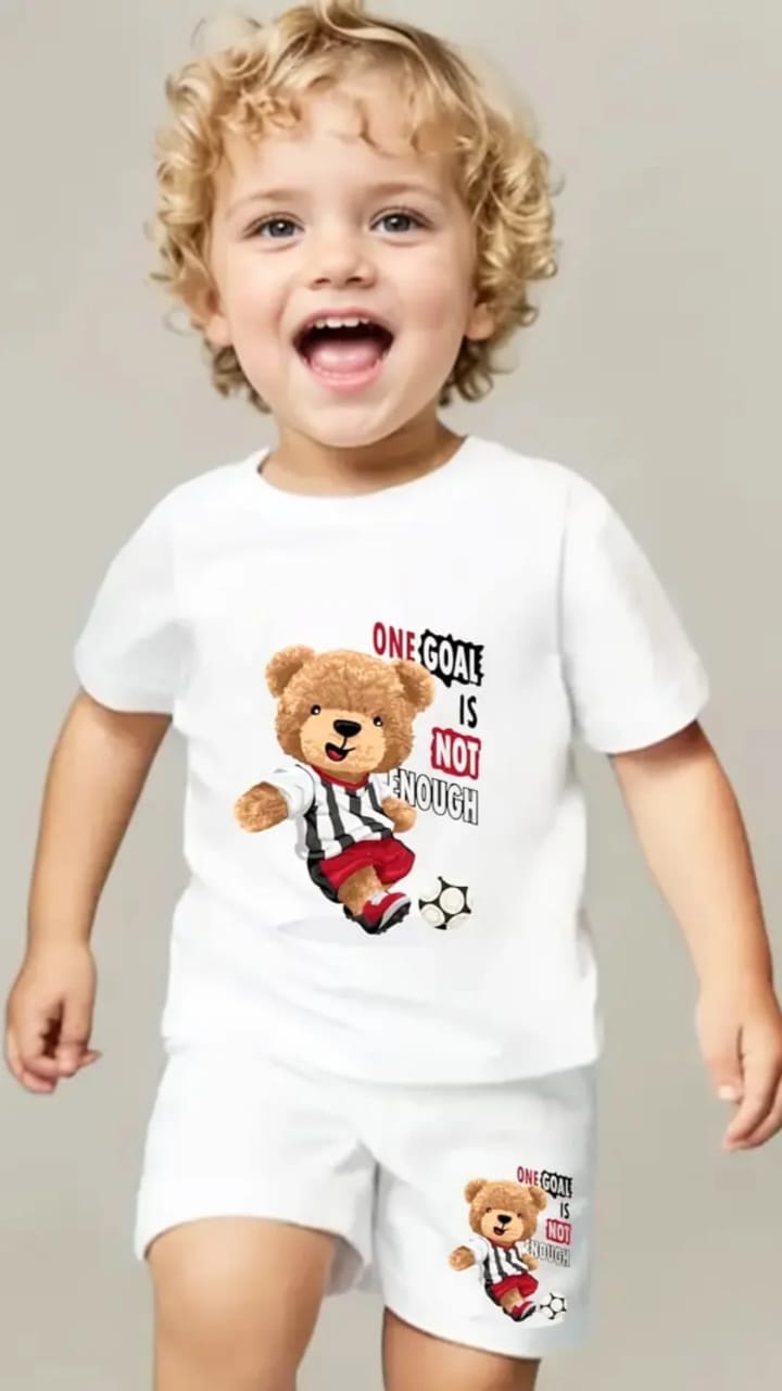 Cool & Comfy' Tee and Shorts Combo for Boys RGBSS4