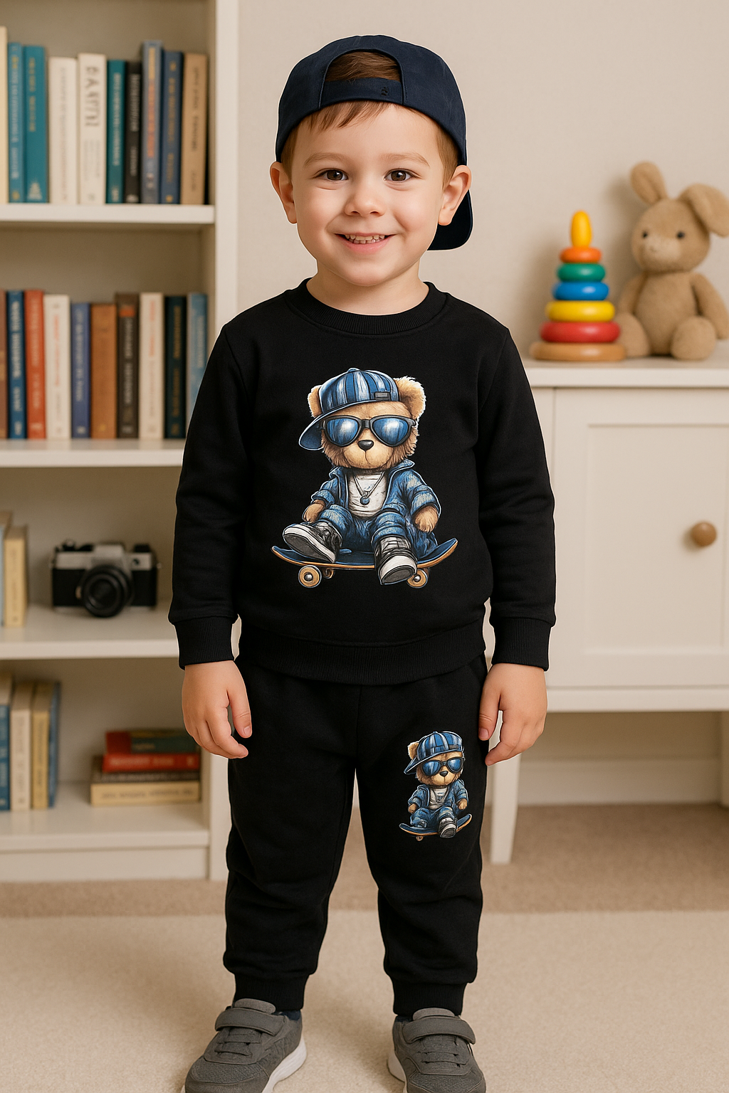 Printed pajama set for boys BS4