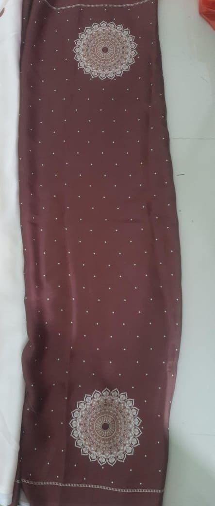 Elegance Meets Ease – Satin Silk Kaftan Saree