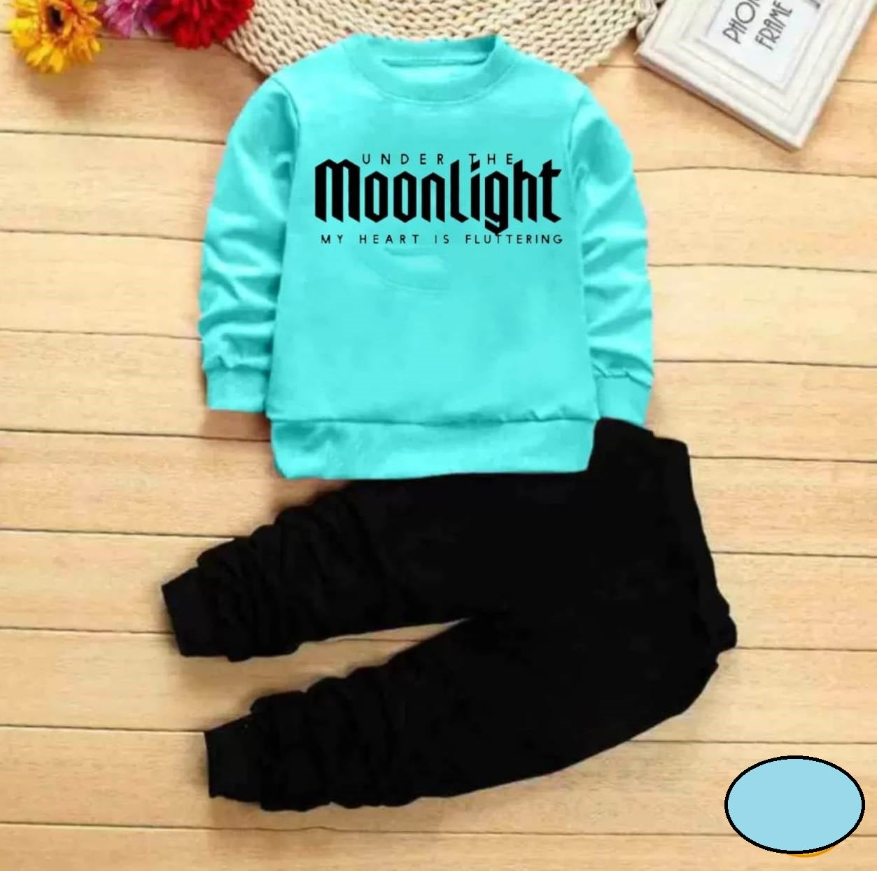 Cute Moonlight Printed T-Shirt for Boys – Soft & Stylish" JC05