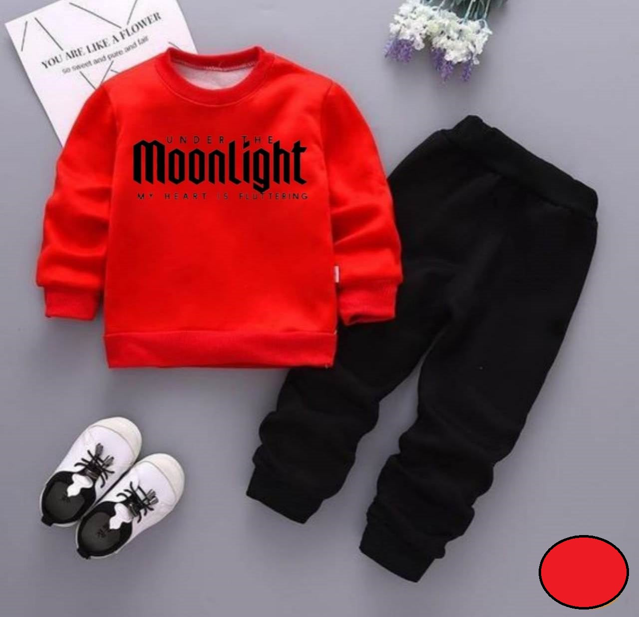 Cute Moonlight Printed T-Shirt for Boys – Soft & Stylish" JC05
