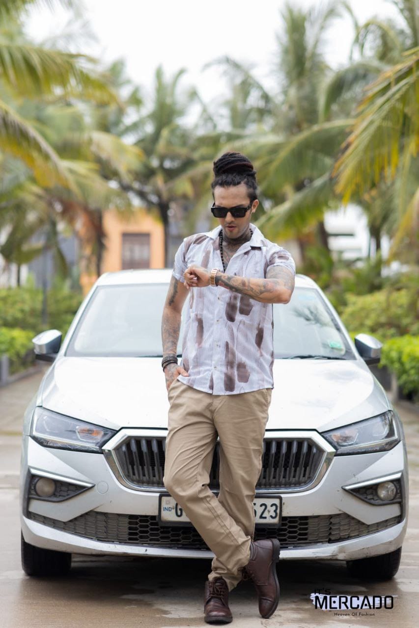 SUPERB IMPORTED REEBOOK FABRIC FANCY HALF SLEEVE PRINTER SHIRT -TAREEFA