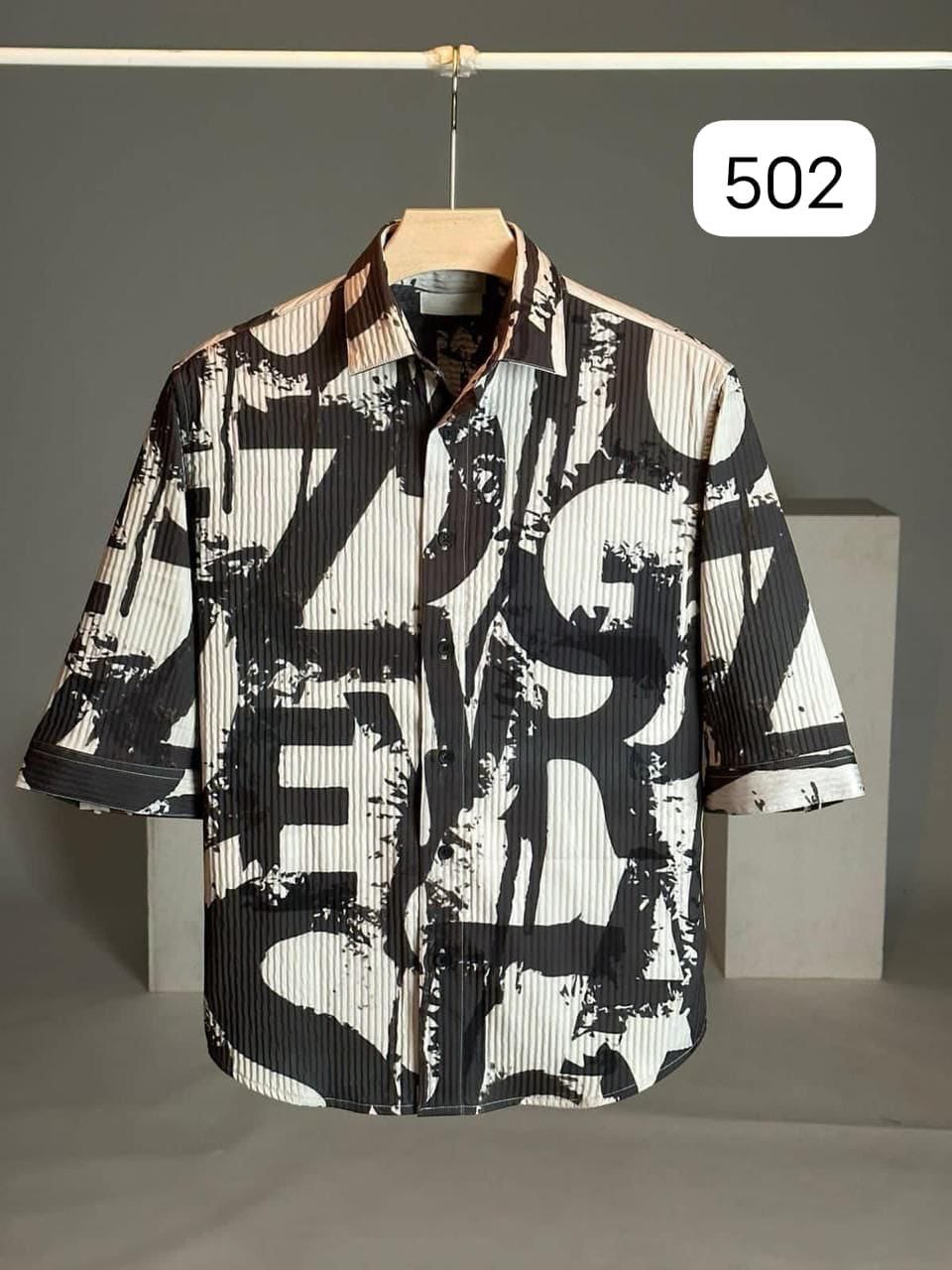 SUPERB IMPORTED REBOOK FABRIC FANCY PRINT SHIRT - Tareefa