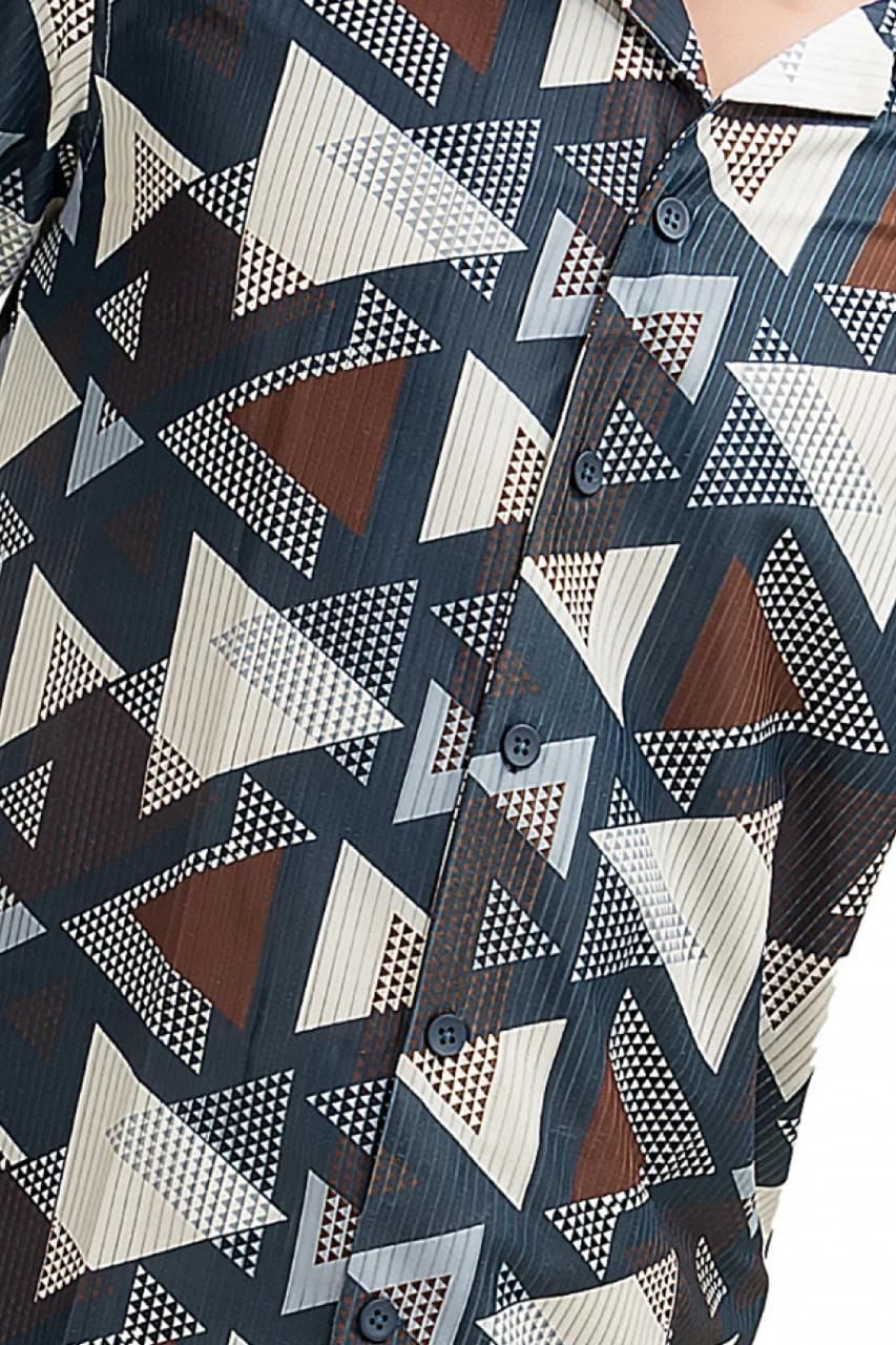 MEN'S EXCLUSIVE  COTTAN FABRIC PRINTED HALF SLEEVE SHIRT By Tareefa