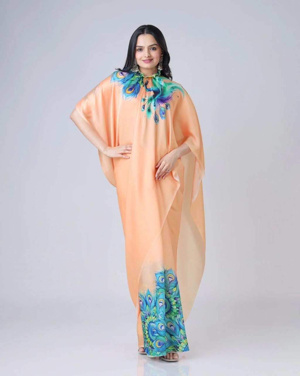 Designer Free hand crepe silk saree- TAREEFA