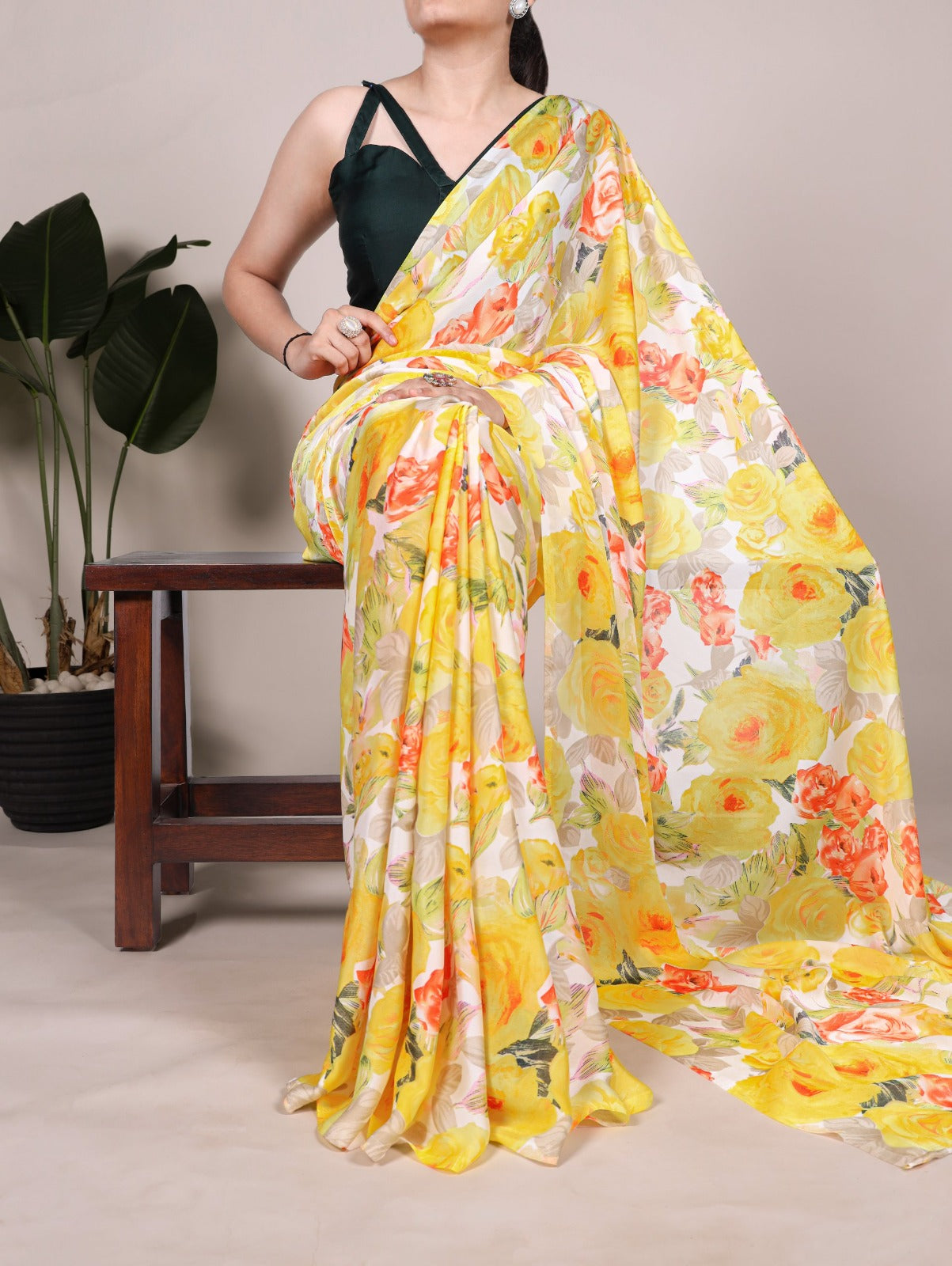Satin Saree Collection - TAREEFA