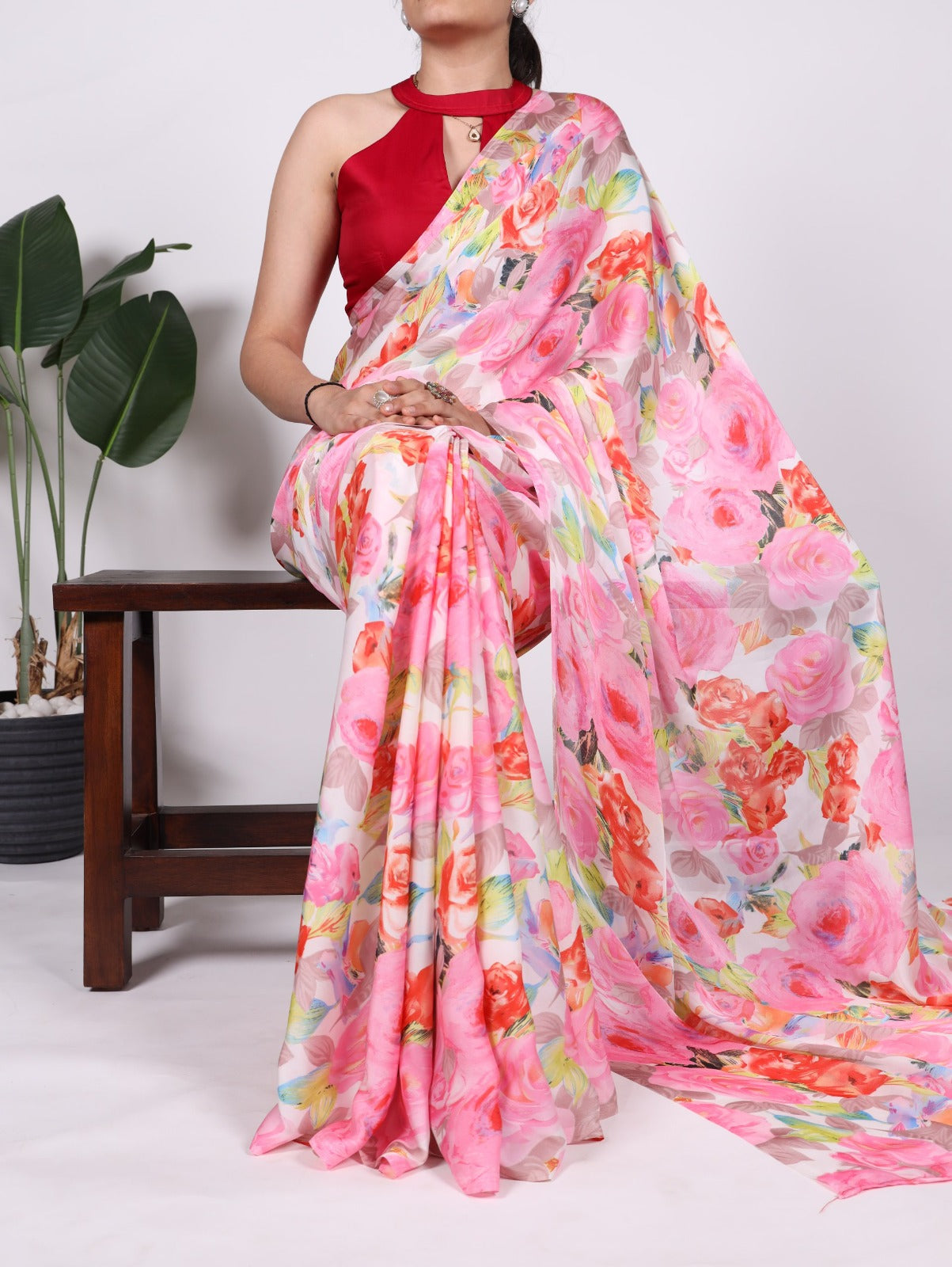 Satin Saree Collection - TAREEFA