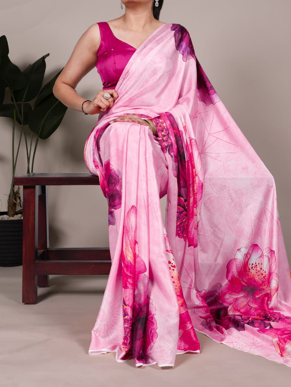 Satin Saree Collection - TAREEFA