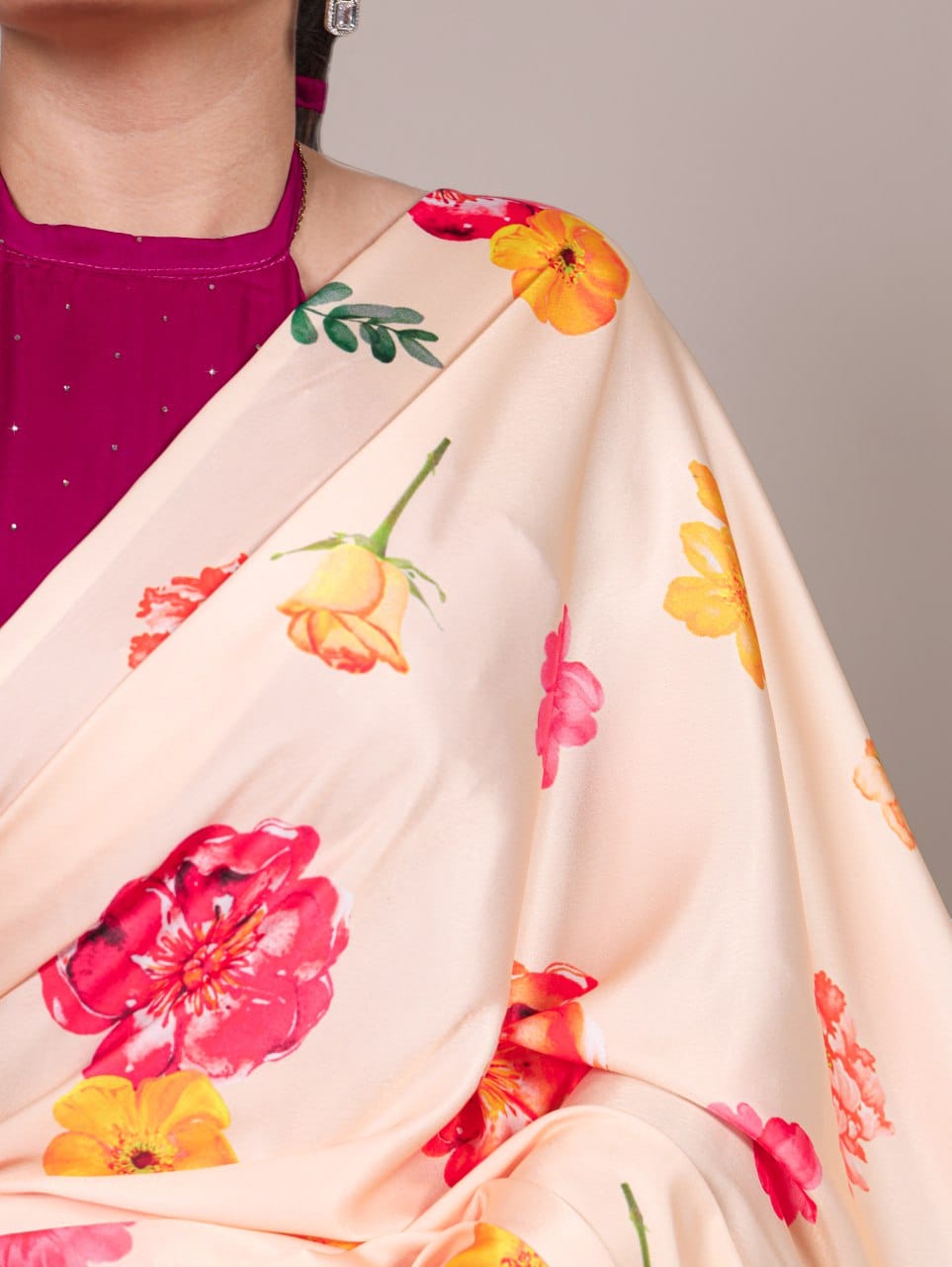 Satin Saree Collection - TAREEFA