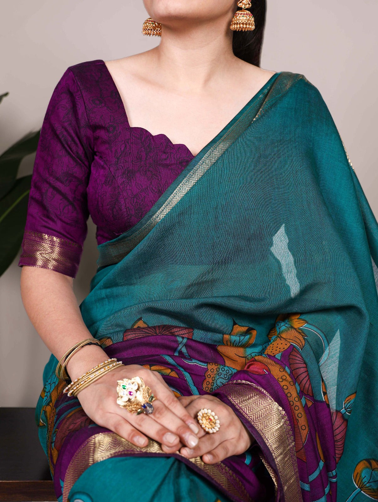 Polyester Viscose Saree Collection - TAREEFA