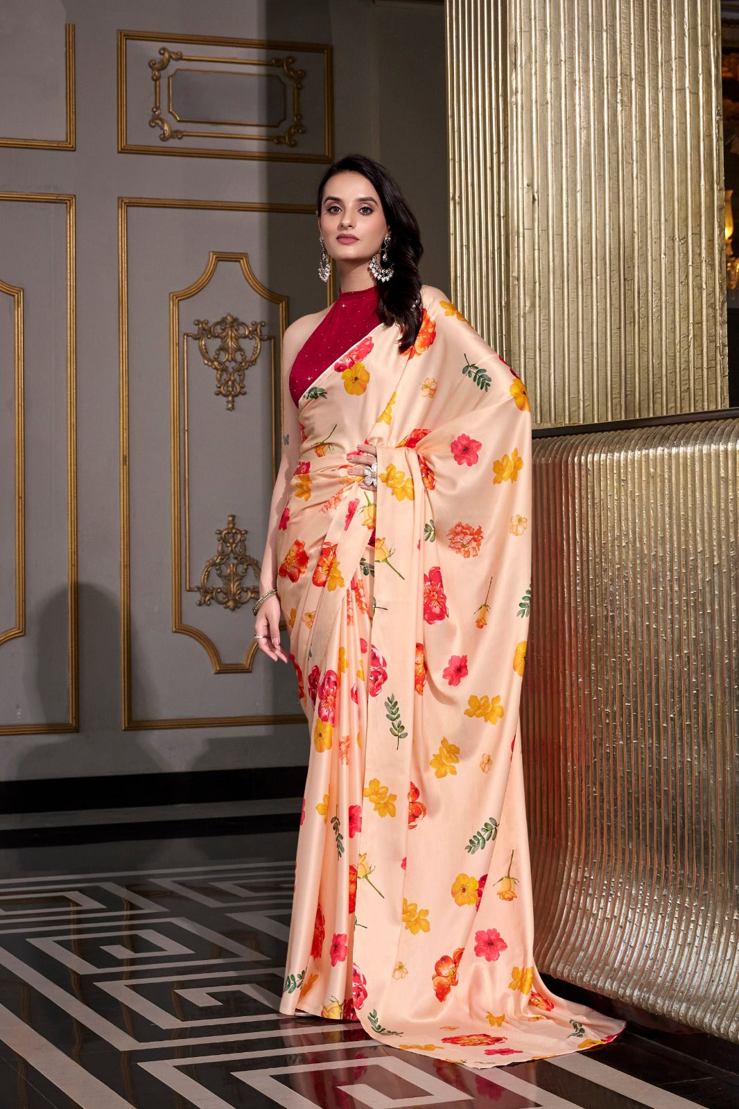 Satin Saree Collection - TAREEFA