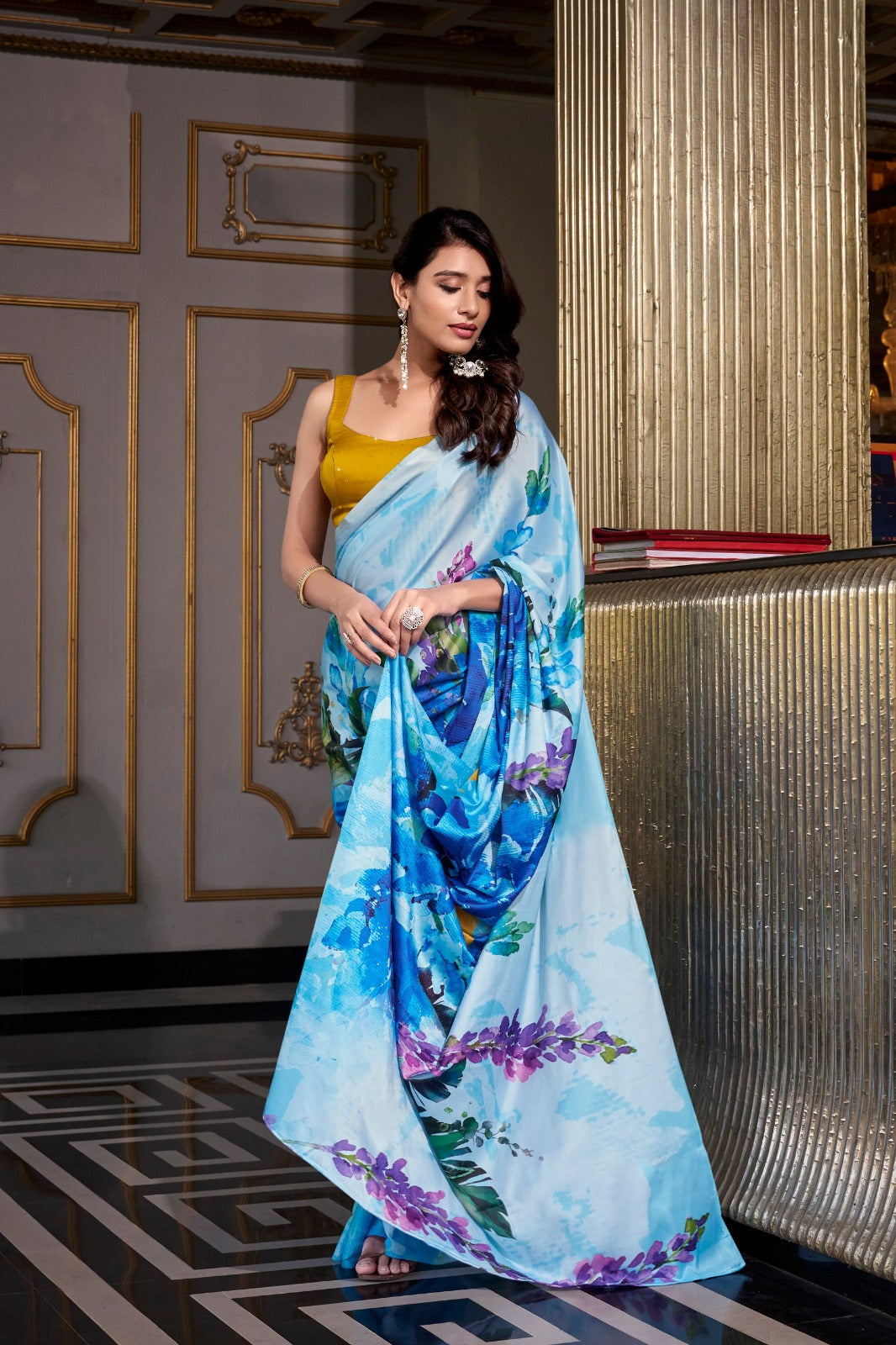 Satin Saree Collection - TAREEFA