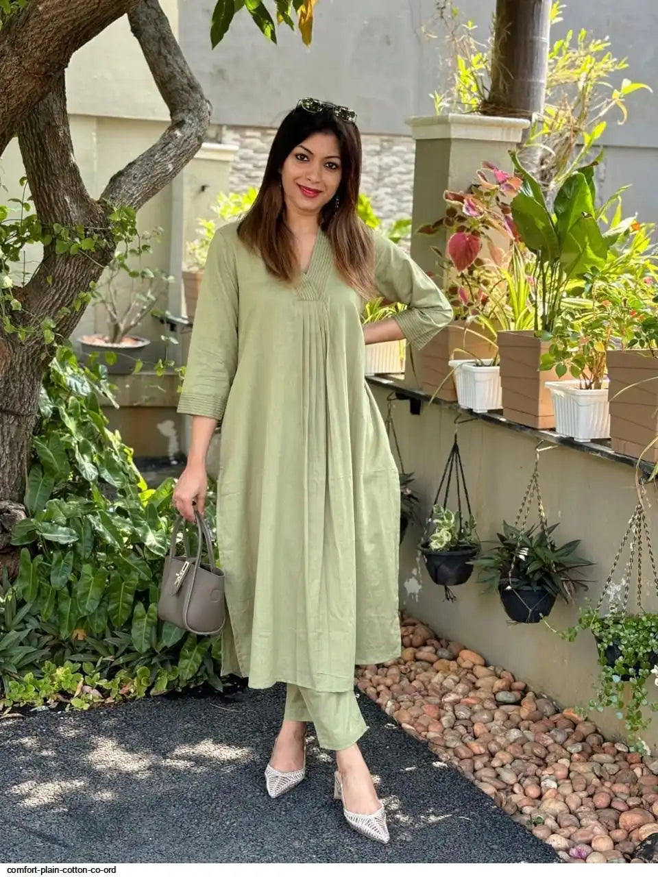 Teal Radiance  Bold & Beautiful Co-Ord Set by Tareefa WT04