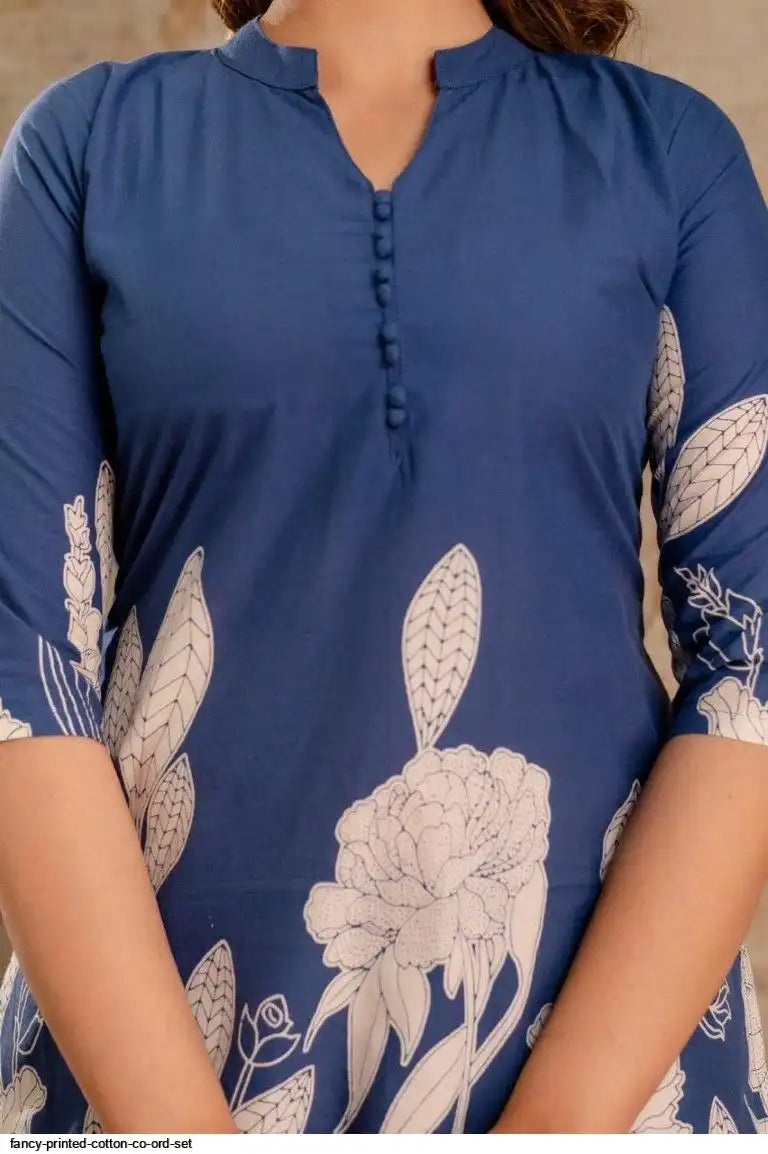 A Fun Twist on Pink and Blue Co-Ord Set, by Tareefa WT01