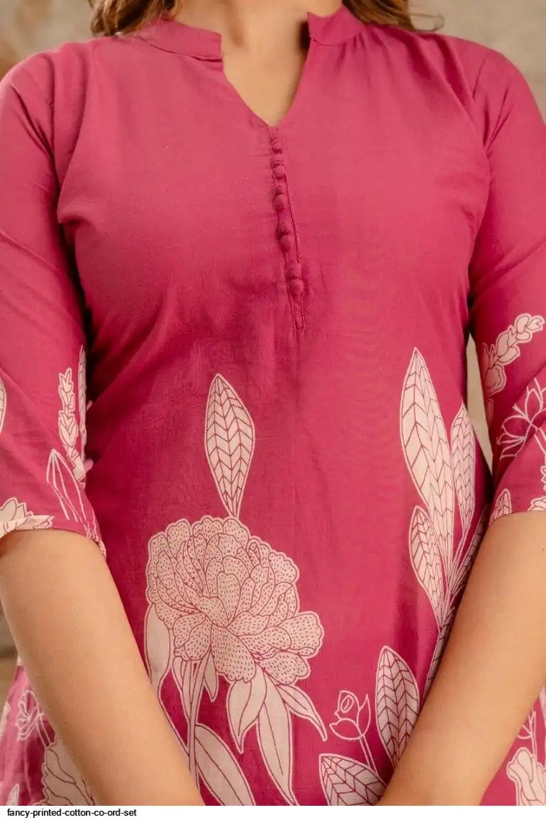 A Fun Twist on Pink and Blue Co-Ord Set, by Tareefa WT01