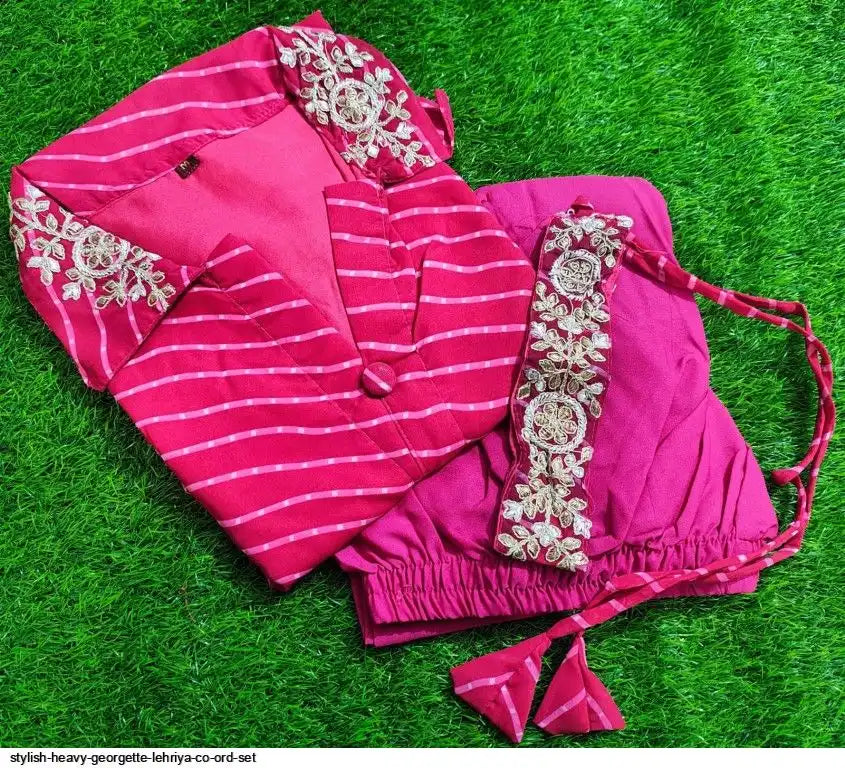 Blush & Bold: The Perfect Pink Co-Ord by Tareefa WT02