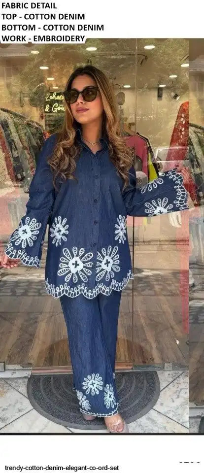 Cotton Meadow Ensemble Co-Ord set by Tareefa  WT03